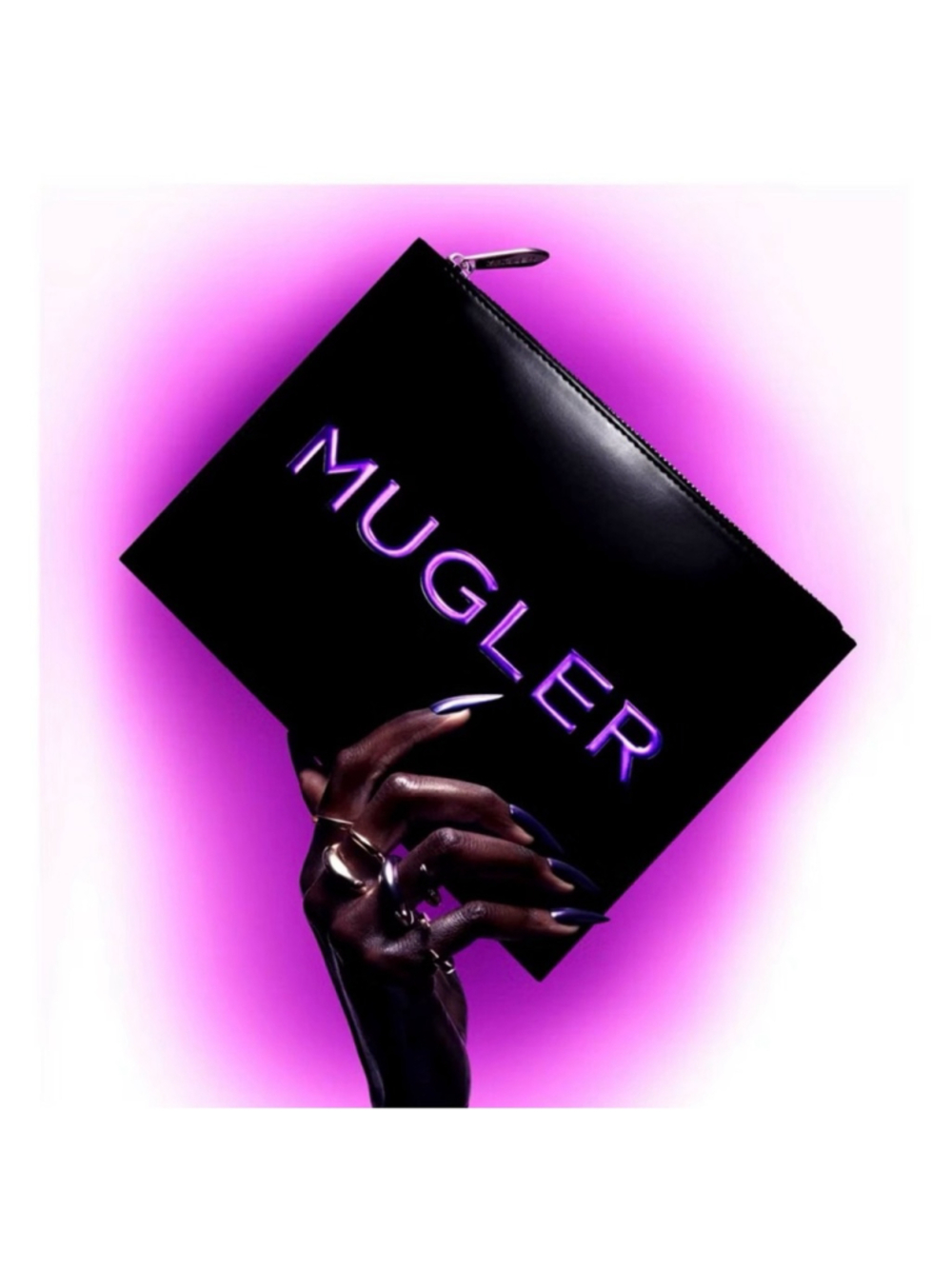 NEW Mugler Alien Limited Edition Faux Leather Pouch